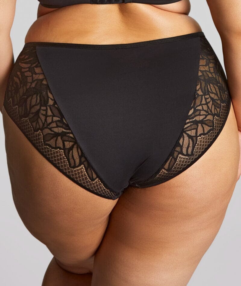 Sculptresse Sophia Deep Brief - Black Knickers